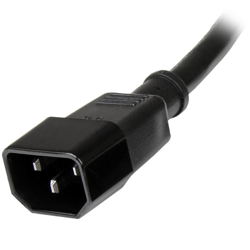 Power Cable StarTech.com PXT100143 3ft IEC C14 to C13 15A 125V