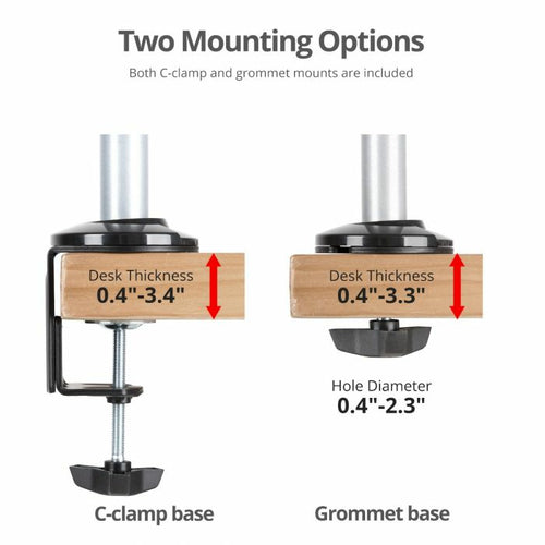 Siig CE-MT3R11-S1 monitor mount / stand