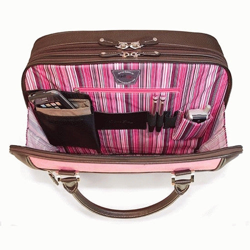 Mobile Edge ScanFast Element Checkpoint Friendly Briefcase - Pink Suede