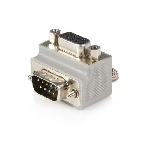 DB9 Serial Adapter Cable Right Angle M/F StarTech.com Grey