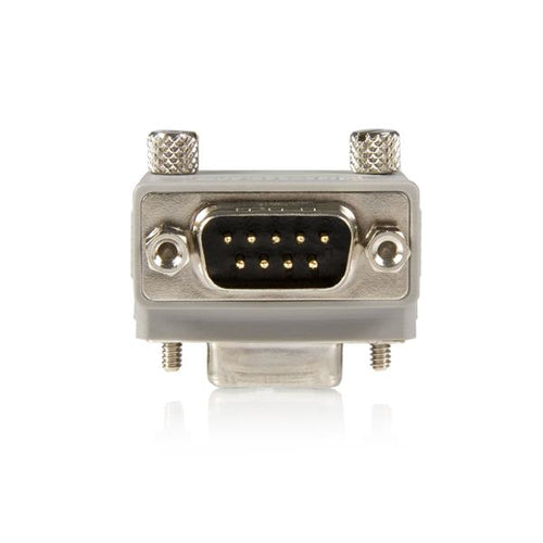 DB9 Serial Cable Adapter Right Angle M/F Connector Type 1 Grey