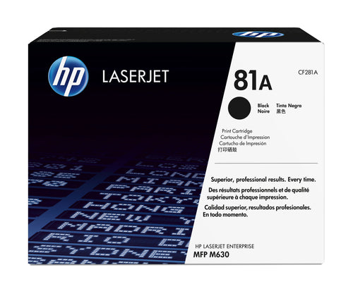 HP 81A Original LaserJet Tonerkartusche, Schwarz