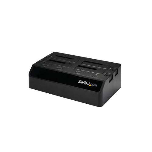 StarTech.com SDOCK4U33 4-Bay USB 3.0 to SATA Docking Station - Black - Hot-Swap, SSD/HDD Support