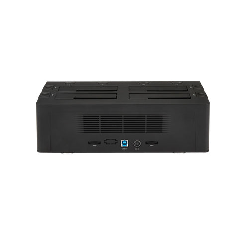 StarTech.com SDOCK4U33 4-Bay USB 3.0 to SATA Docking Station - Black - Hot-Swap, SSD/HDD Support