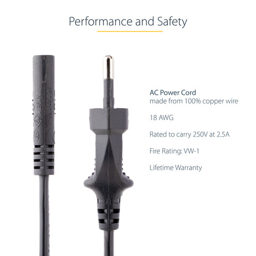 StarTech.com PXTNB2SEU1M power cable