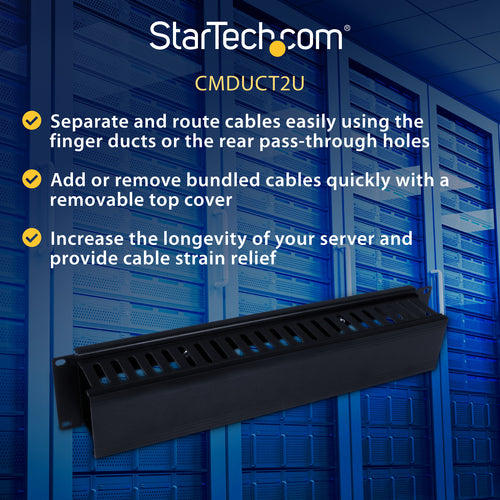 StarTech.com CMDUCT2U rack accessory