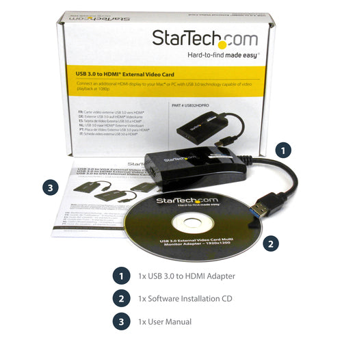 StarTech.com USB32HDPRO USB graphics adapter