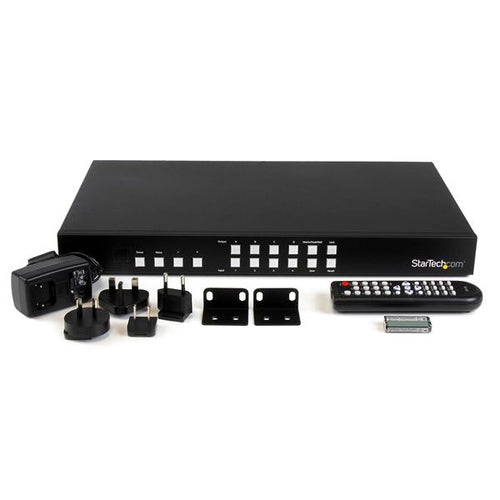 4x4 HDMI Matrix Switch HD 1080p with Multiviewer Video Wall