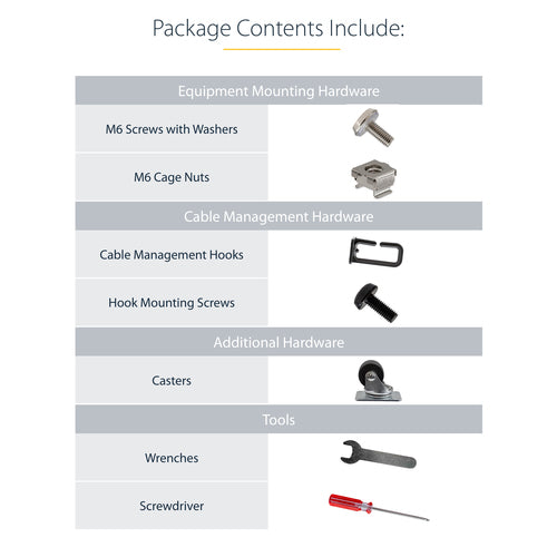 StarTech.com 4POSTRACK12U rack cabinet