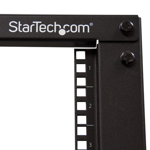 Open Frame Server Rack StarTech 15U Adjustable Depth 544kg Capacity