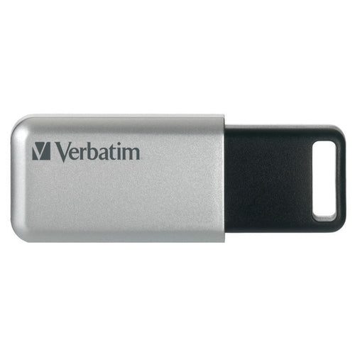 Verbatim Secure Pro USB-Stick 64GB – USB 3.0, Silber – Hochgeschwindigkeits-Speicher