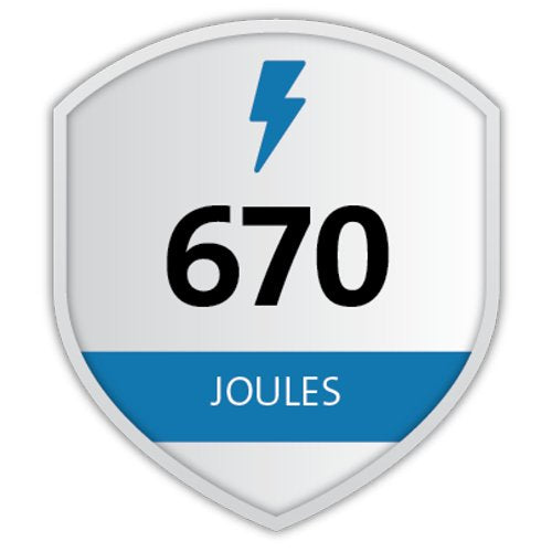 Kensington K62146NA Überspannungsschutz – 670 Joule, 6 Steckdosen, 1,8 m Kabel
