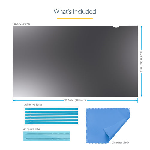 Blickschutzfilter für 27 Zoll Monitor, Blaulichtfilter, matt/glänzend