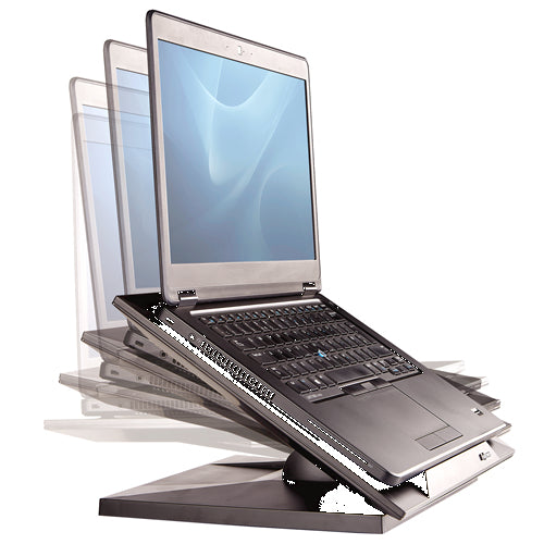 Fellowes Designer Suites Laptopständer – Schwarz – 43,2 cm – Ergonomischer Ständer