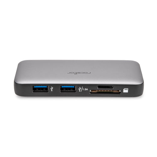 USB-C Hub Rocstor Y10A305-S1 4K 60Hz HDMI RJ-45 USB 3.0