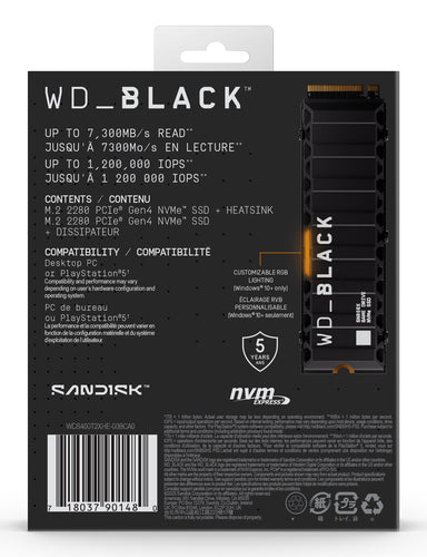 Western Digital WD_BLACK SN850X NVMe