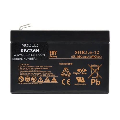 Tripp Lite RBC36H UPS battery