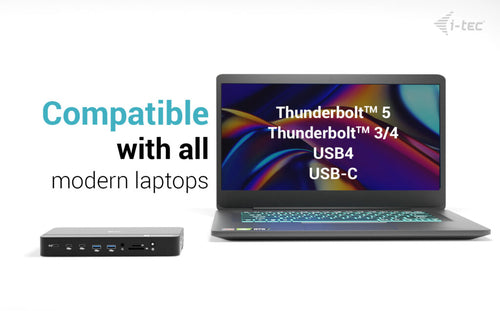 i-tec TB5TRIPLEDOCKM2PDUK laptop dock/port replicator