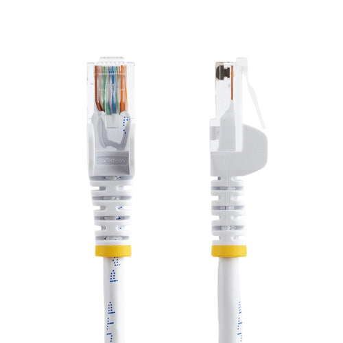StarTech.com 15 ft White Snagless Category 5e (350 MHz) UTP Patch Cable networking cable