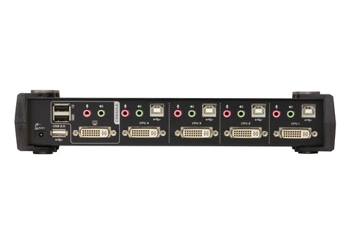 KVM Switch ATEN CS1784A 2560x1600 10W Black for Office Setup