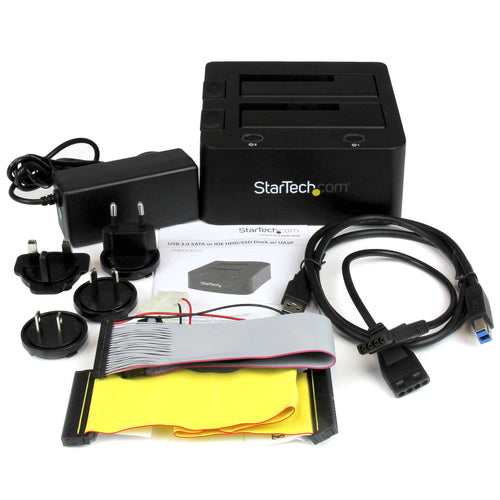 StarTech.com UNIDOCKU33 USB 3.0 Dual-Schacht-Festplatten-Dockingstation