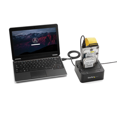 StarTech.com UNIDOCKU33 USB 3.0 Dual-Schacht-Festplatten-Dockingstation