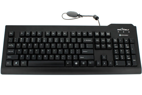 Wired Keyboard Seal Shield SSKSV208ES Full-Size USB QWERTY Black