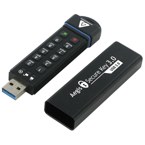 USB-Flash-Laufwerk Apricorn Aegis Secure Key 3.0 120GB 195MB/s USB Typ-A