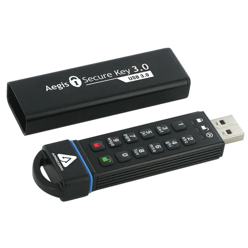 USB-Flash-Laufwerk Apricorn Aegis Secure Key 3.0 120GB 195MB/s USB Typ-A