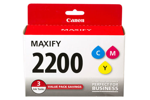 Canon PGI-2200 Tintenpatronen Multipack Cyan Magenta Gelb Pigmentbasiert