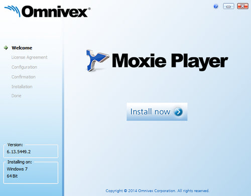 Omnivex Moxie Player, 10 - 49U, 1Y