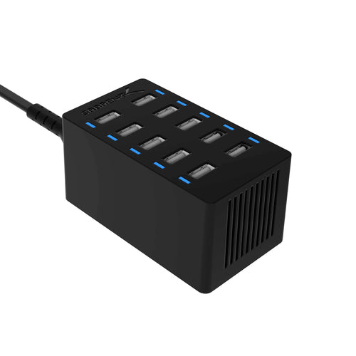 Sabrent AX-TPCS Indoor AC Charger 12A Black Portable Power Adapter