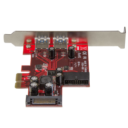 StarTech.com PEXUSB3S2EI PCI Express USB 3.0 Karte – 4 Port mit UASP-Unterstützung