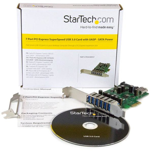 StarTech.com PEXUSB3S7 interface cards/adapter