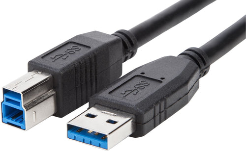 USB 3.0 Kabel 1m Targus USB A auf USB B Stecker Schwarz