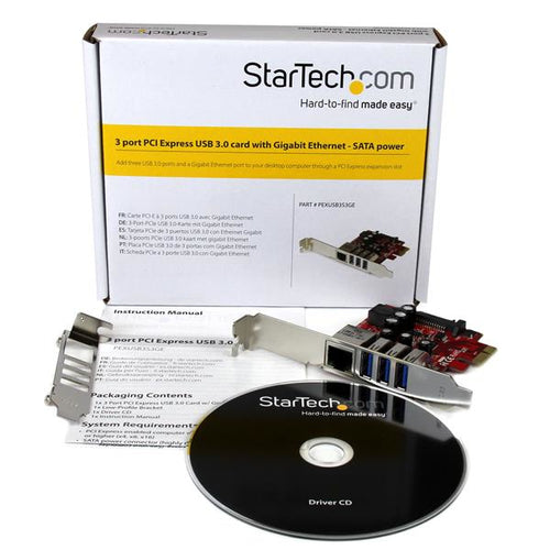 StarTech.com PEXUSB3S3GE network card