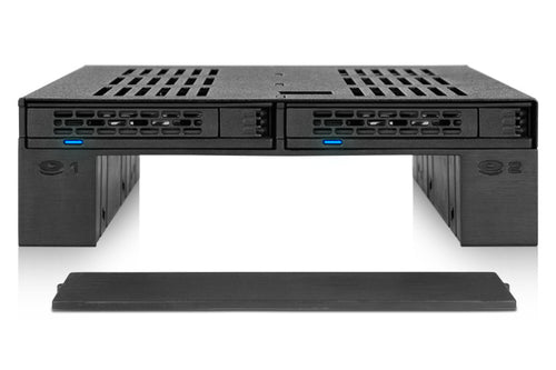 Icy Dock MB322SP-B drive bay panel
