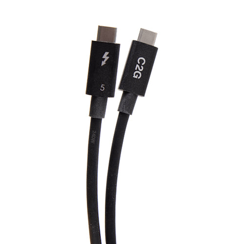 USB C Cable C2G 0.5m 80 Gbit/s Fast Data Transfer Black
