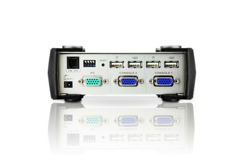 KVM-Switch ATEN CS231 1920x1440 Auflösung 2 Ports Silber