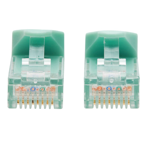 Cat6a Ethernet Cable Tripp Lite N261-003-AQ 10G 3 ft Snagless RJ45 Aqua