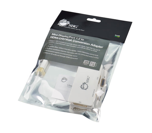 Siig Mini DisplayPort 1.2 - HDMI/DVI/VGA