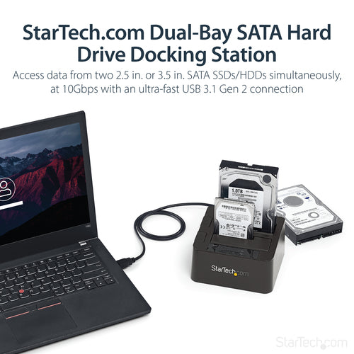 StarTech.com SDOCK2U313 storage drive docking station