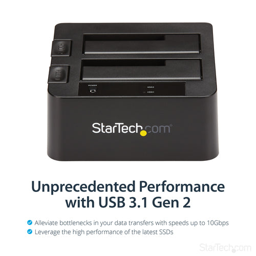 StarTech.com SDOCK2U313 storage drive docking station