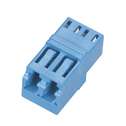 LC to LC Fiber Optic Cable Gender Changer Black Box FOT128 Blue