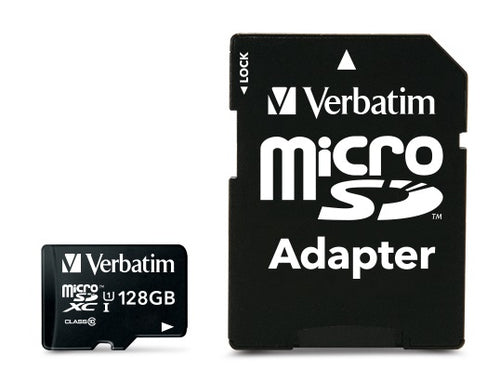 MicroSDXC-Karte 128 GB Verbatim Premium Class 10 UHS-I 45 MB/s