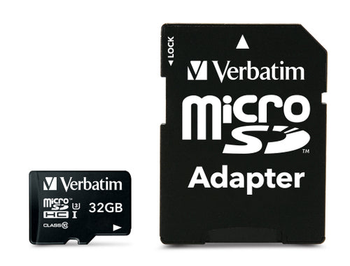 Verbatim Pro 32GB MicroSDHC Class 10 UHS Speicherkarte - 90MB/s