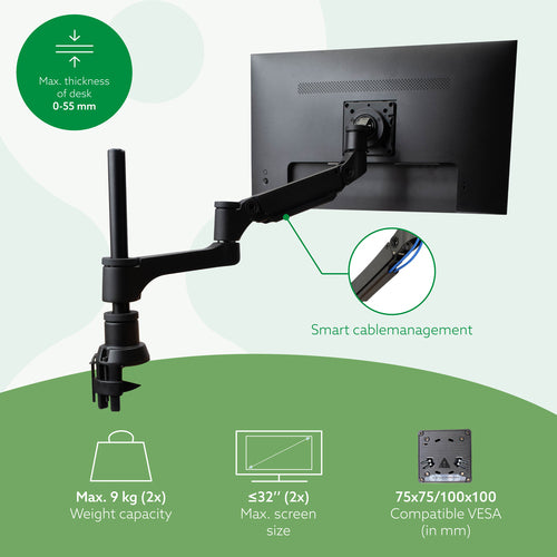 R-Go Tools RGOVLCA4TWSI monitor mount / stand