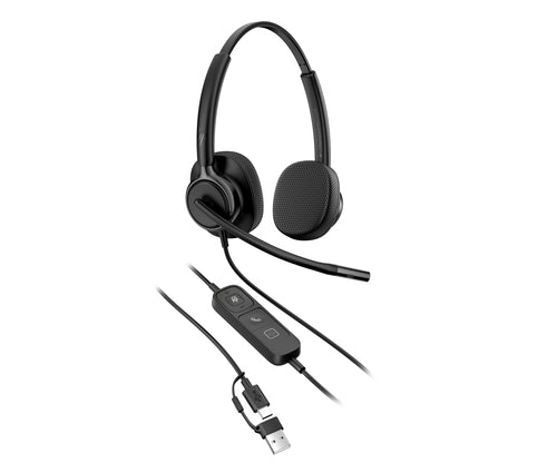 HP Poly Mission 425 Stereo USB Wired Headset