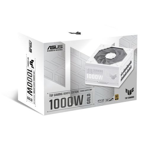 ASUS TUF Gaming 1000W Gold White Edition power supply unit