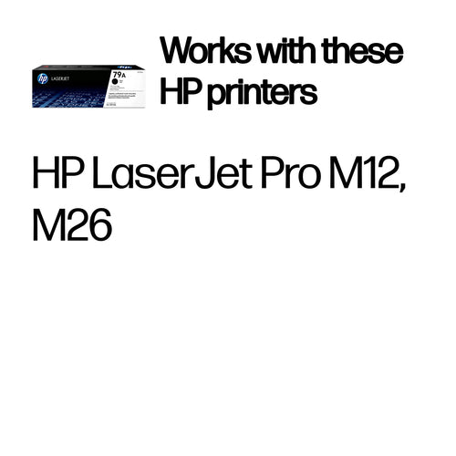 HP 79A Schwarze LaserJet Tonerkartusche – Hohe Reichweite 1000 Seiten